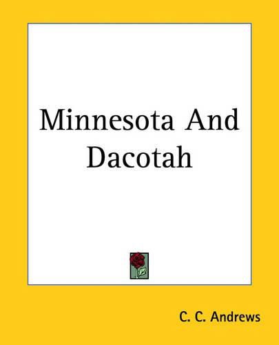 Cover image for Minnesota And Dacotah