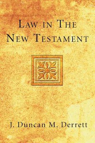 Cover image for Law in the New Testament