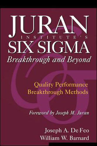 Cover image for Juran Institute's Six Sigma Breakthrough and Beyond