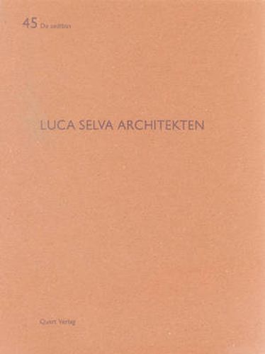 Cover image for Luca Selva Architekten: De Aedibus 45