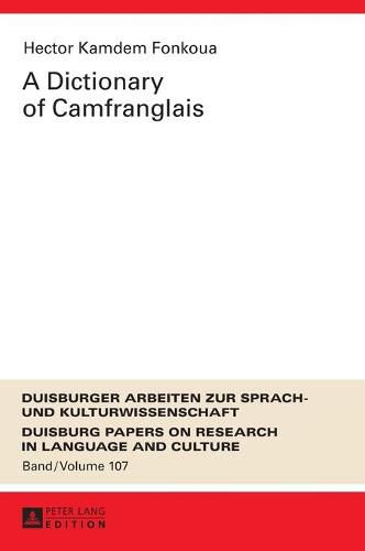 Cover image for A Dictionary of Camfranglais