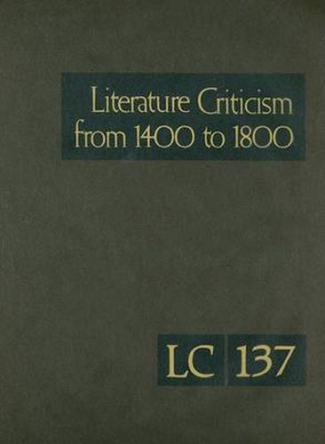 Cover image for Literature Criticism from 1400 to 1800