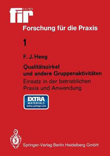 Cover image for Qualitatszirkel und andere Gruppenaktivitaten: Einsatz in der betrieblichen Praxis und Anwendung