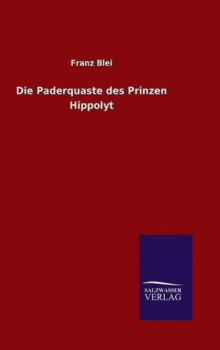 Cover image for Die Paderquaste des Prinzen Hippolyt