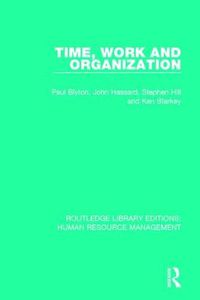 Cover image for Time, Work and Organization