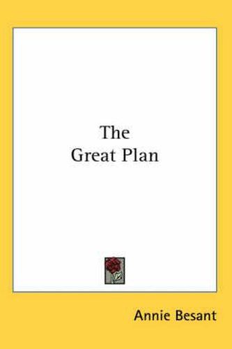 Cover image for The Great Plan