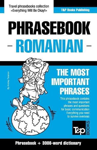 Cover image for English-Romanian phrasebook and 3000-word topical vocabulary