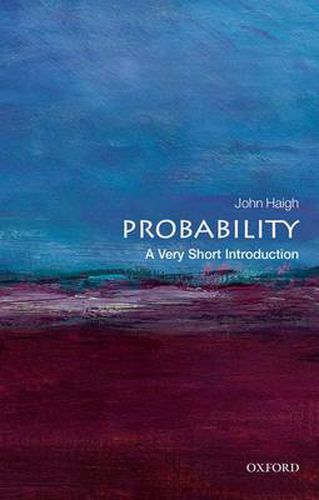 Cover image for Probability: A Very Short Introduction