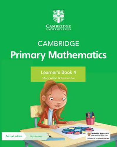 Cover image for Cambridge Primary Mathematics Learner's Book 4 with Digital Access (1 Year)