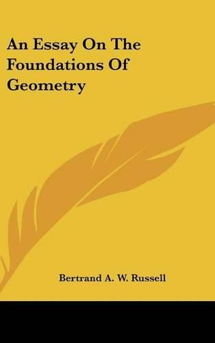 Cover image for An Essay on the Foundations of Geometry