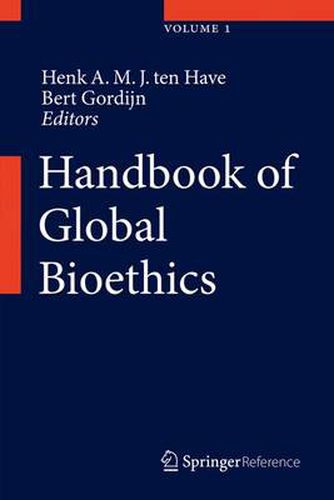 Cover image for Handbook of Global Bioethics