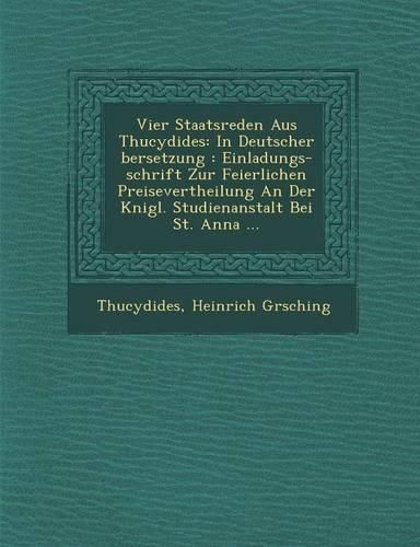 Cover image for Vier Staatsreden Aus Thucydides