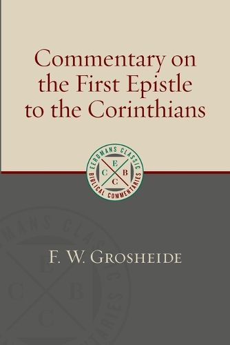 Cover image for Commentary on the First Epistle to the Corinthians