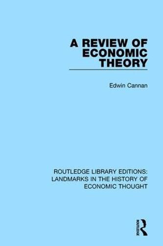 Cover image for A Review of Economic Theory