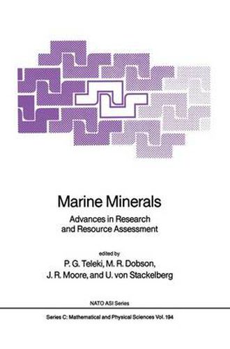 Cover image for Marine Minerals: Advances in Research and Resource Assessment