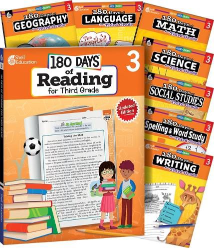 Cover image for 180 Days(tm) Bundle Grade 3: 8-Book Set