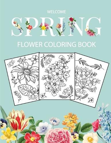 Cover image for Flower Coloring Book