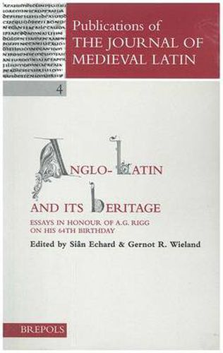 Cover image for Anglo-Latin & Heritage