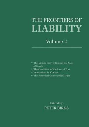 Cover image for Frontiers of Liability