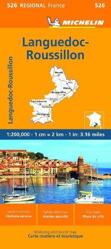 Cover image for Michelin Regional Maps: France: Languedoc-Roussillon Map 526