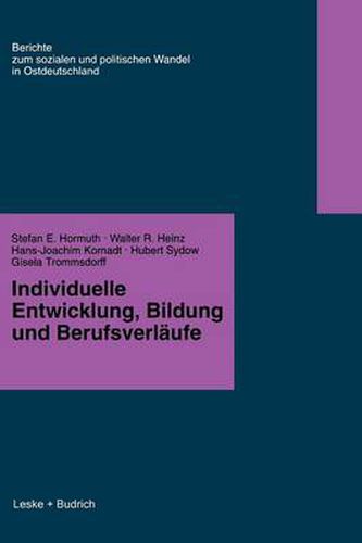 Cover image for Individuelle Entwicklung, Bildung und Berufsverfaufe