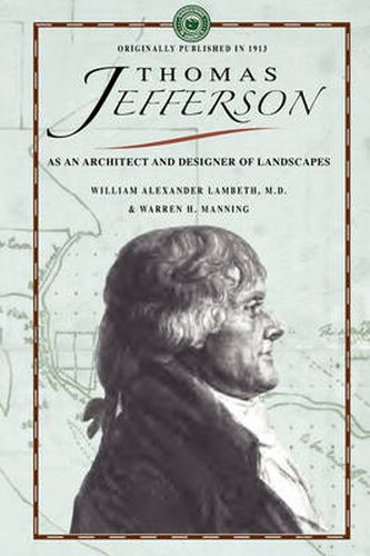 Cover image for Thomas Jefferson as an Architect