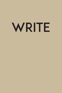 Cover image for Write - Medium Kraft