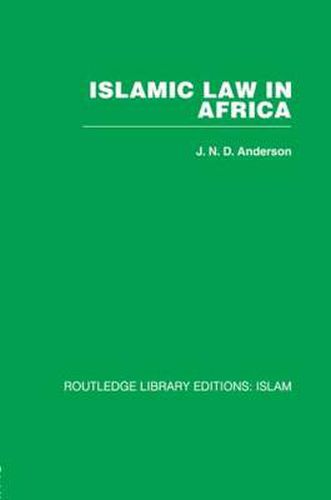 Cover image for Islamic Law in Africa