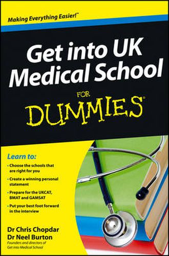 Cover image for Get into UK Medical School For Dummies