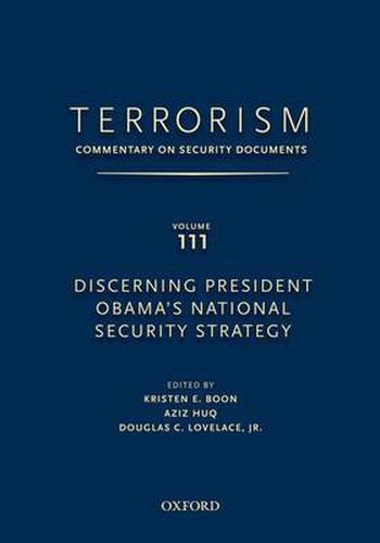 Cover image for TERRORISM: Commentary on Security Documents Volume 111: Discerning President Obama's National Security Strategy