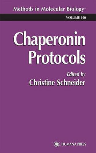 Chaperonin Protocols