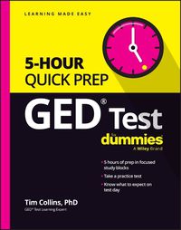 Cover image for GED Test 5-Hour Quick Prep For Dummies