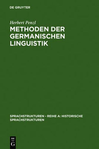 Cover image for Methoden der germanischen Linguistik