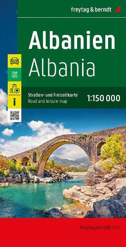 Cover image for Albania Road and Leisure Map