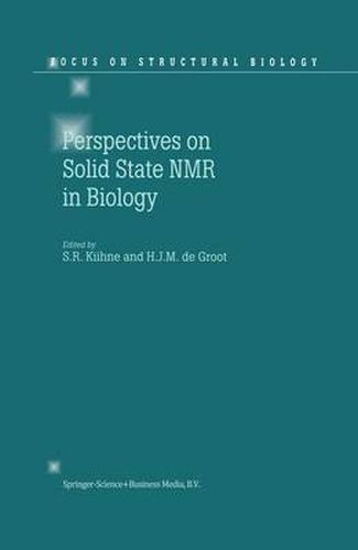 Cover image for Perspectives on Solid State NMR in Biology