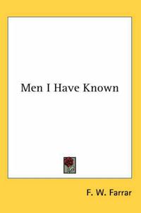 Cover image for Men I Have Known