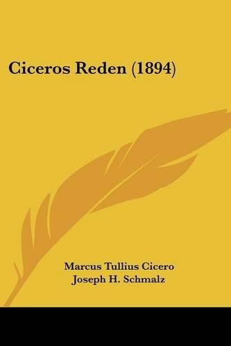 Ciceros Reden (1894)