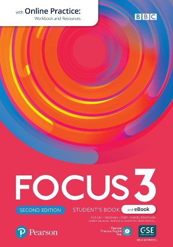 Cover image for Focus 2ed Level 3 Student's Book & eBook with Online Practice, Extra Digital Activities & App