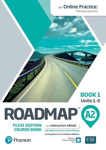 Cover image for Roadmap A2 Flexi Edition Course Book 1 with eBook and Online Practice Access