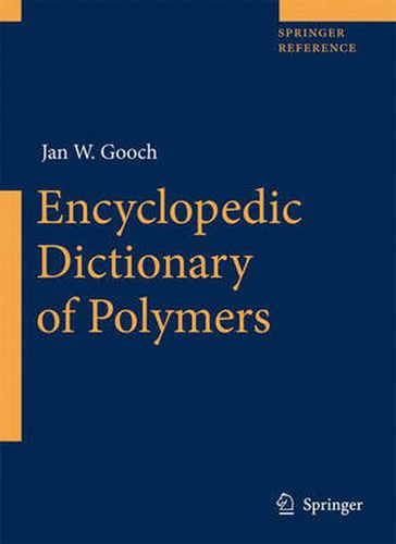 Cover image for Encyclopedic Dictionary of Polymers