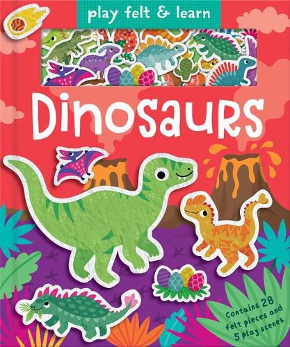 Cover image for Play Felt Dinosaurs