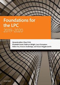 Cover image for Foundations for the LPC 2019-2020