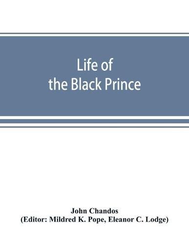 Cover image for Life of the Black Prince