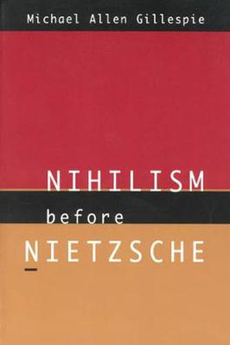 Cover image for Nihilism Before Nietzsche