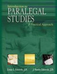 Cover image for Introduction to Paralegal Studies: A Practical Approach