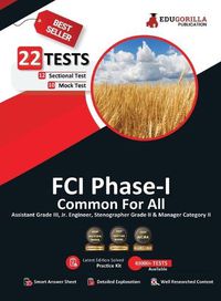 Cover image for Fci Phase -I: 2021 10 Mock Tests