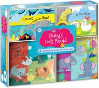Cover image for Baby's First Books (Boxed Set of 4 Books): Four Adorable Books in One Box: Bath Book, Cloth Book, Stroller Book, Board Book