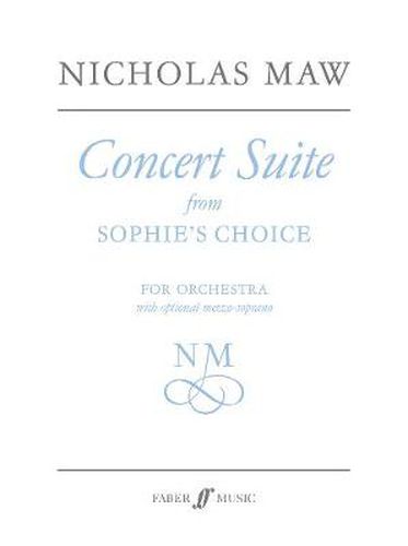 Cover image for Concert Suite from Sophie's Choice: Score