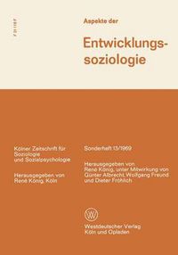 Cover image for Aspekte Der Entwicklungssoziologie