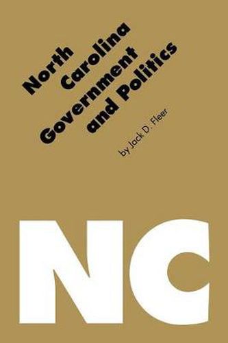 Cover image for North Carolina Government and Politics